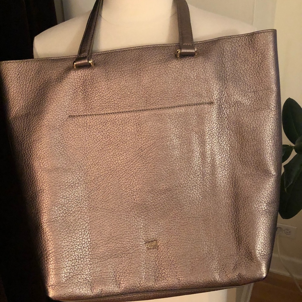 Cavalli Class Metallic Leather Tote